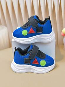 1 par de zapatillas deportivas para niños, zapatos ligeros y cómodos versátiles para niños - Azul - Ver 1