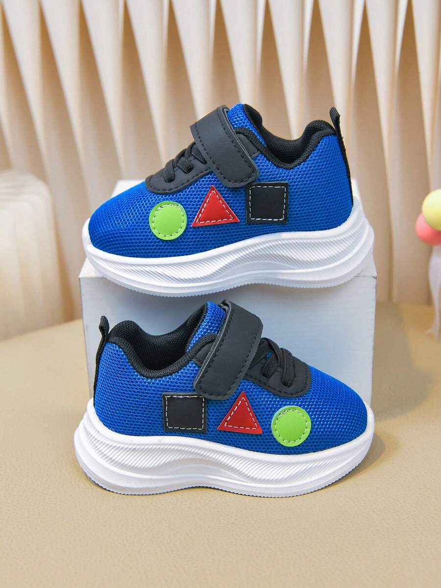 1 par de zapatillas deportivas para niños, zapatos ligeros y cómodos versátiles para niños - Azul - Ver 1