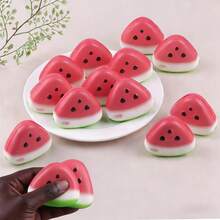 10pcs/5pcs/3pcs/1pc, Watermelon-Shaped Stress-Relieving Balls, With A Portable Mesh Storage Bag (Washable). Realistic Watermelon Design, Soft To The Touch, Slow Rebound. Stress-Relieving Toy, Sensory Toy, Reward Toy, Party Gift, Holiday Present. - A - Xem 1
