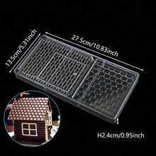 34pcs Chocolate Mold Set With 100pcs Chocolate Sticks, Home Kitchen Chocolate Candy Baking Tools, Pastry Making Supplies - Clear - View 15