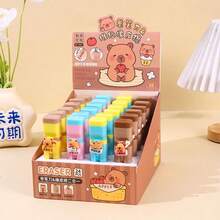 Gọt bút chì hoạt hình, tẩy kéo đẩy, tẩy đa năng hình chuột lang nước, gọt bút chì, văn phòng phẩm cho năm học mới. - A - Xem 2