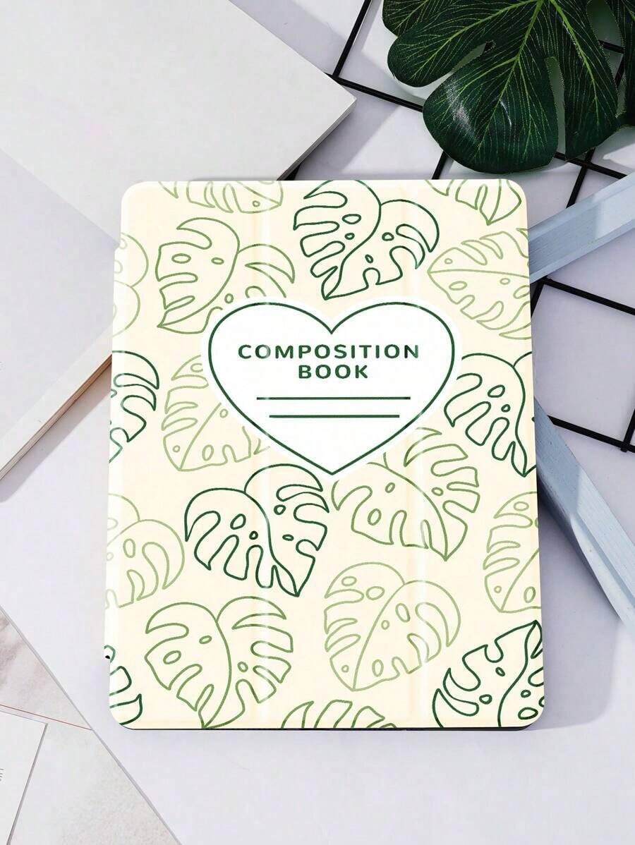 Leaf Notebook Pattern Compatible With 10.2 Inch 2021/2020 9th/8th Geration,Compatible With Tab A8 10.5 Inch 2022,Compatible With Matepad 10.4/ Tab Cover,With P Holder,Supports Automatic Sleep/Wake Lid.Holiday Accessories. - Multicolor 2 - View 1