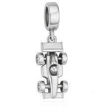 HuooNew 1pc 925 Sterling Silver Racing Car Pendant, Unisex Jewelry Accessory Gift - Silver - View 7