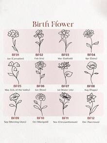 1pc Personalized Birth Month Flower Stethoscope Charm, Custom Name Initials And Birth Flower Stethoscope Decoration, Elegant Decorative Accessory, Customizable Item, Personalized Gift, Christmas Gift, ID Tag: Gift For Friends Or Classmates, Graduation Gift - Multicolor - View 6
