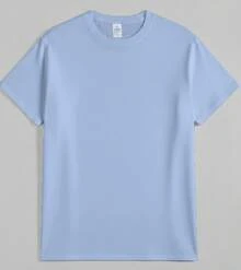Men's Casual 100% Cotton Soft Crew Neck T-Shirt Daily Wear, High-Quality Plus-Size Pure Cotton Menswear,Mens Cotton T-Shirt, Paris Graphic Design, - 藍色 - 查看 9