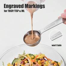 6PCS Spoon Set, Dry And Wet Ingredient Measuring Spoon, With Metric And Imperial Scales, Stackable Kitchen Tool Set, Suitable For Liquids, Solids, And Powders, With Portable Hooks - Baking Accessories, Cooking Accessories, Kitchen Small Tools - Multicolor - View 11