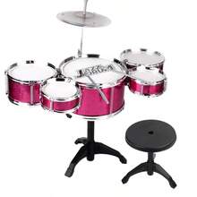 Educational Jazz Drum Set, Realistic Musical Jazz Drum Percussion Toy, Musical Instrument For Amateurs And Holiday Event - Multicolor - View 6