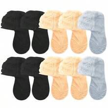 chuanwa（2） 1/5/10 Pairs Of Women's Lace Transparent Lolita Invisible Spring And Summer Thin Non-Slip Short Ankle Socks - Multicolor - View 12