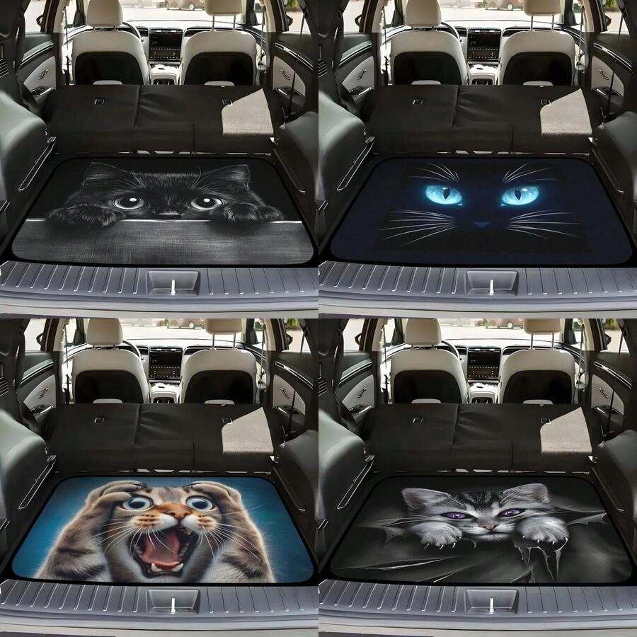 1 件装防水、防尘、防刮擦汽车后备箱垫，适用于 SUV、轿车和掀背车，防滑底座，经久耐用，易于清洁和维护。 - 汽車後車廂墊 - 查看 1