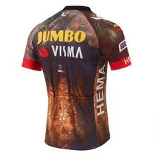 UCI BORA Áo đạp xe đường trường mùa hè JUMBO nhanh khô, thoáng khí, dáng ôm. - màu đen - Xem 3