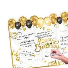 Giant Birthday Card, Happy Retirement Card, Surprise Greeting Card Suitable For Birthday Party, Gathering, Guestbook - Sets - View 5