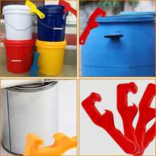 1 cái dụng cụ mở nắp lon sơn bằng nhựa | Cờ lê mở lon sơn 5 gallon, nhẹ và bền, thích hợp sử dụng trong gia đình và công nghiệp, thiết kế nhỏ gọn, dễ cầm nắm. - Nhiều màu - Xem 12