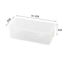 Hộp đựng đồ dùng văn phòng phẩm để bàn trong suốt, dung tích lớn, hộp đựng bút, hộp bút chì, hộp đựng đồ dùng học tập, hộp bút chì tối giản sáng tạo. - Hộp đựng đồ trong suốt - Xem 3