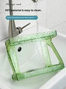 Giá đựng đồ treo tường hai lớp trong suốt, keo dán chắc chắn, dùng để đựng đồ dùng vệ sinh cá nhân trong phòng tắm/gia vị nhà bếp. - Nhiều màu - Xem 11