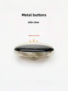 10 chiếc/gói khuy nơ bằng len cashmere mềm mại dùng cho áo sơ mi, áo khoác, áo len. - 10 chiếc - Xem 3