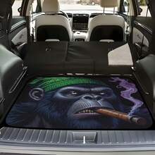 1 tấm lót cốp xe in hình khỉ - Tấm lót cốp xe chống trượt bền bỉ, phù hợp với mọi dòng xe, dễ vệ sinh, chống trầy xước, móp méo và chống tràn chất lỏng. - Thảm lót cốp xe - Xem 2