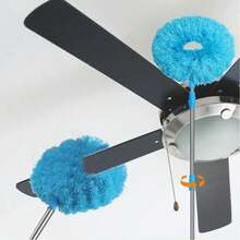 Extendable Feather Duster With Long Handle, Washable Microfiber Static Dusting Brush, Bendable Head Cleaner For High Ceiling, Furniture, Blinds, Cars And Household Cleaning - Multicolor - View 7