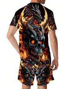 Conjunto de camiseta para hombre - Colores mezclados - Ver 2