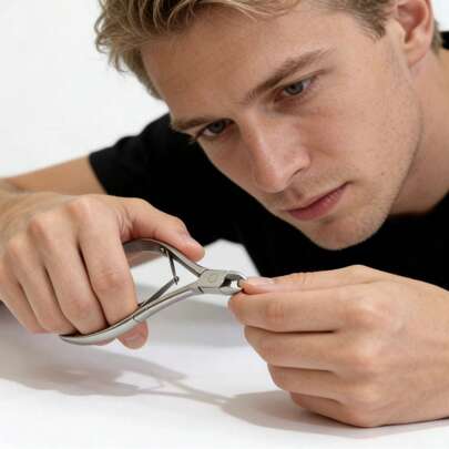 Kìm cắt móng tay bằng thép không gỉ, kéo cắt móng, kéo cắt móng mọc ngược siêu sắc bén, kìm cắt móng thẳng, dụng cụ tỉa móng, dụng cụ tỉa móng và móng mọc ngược, dùng được cho cả nam và nữ.