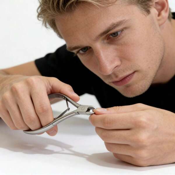 不锈钢指甲钳，指甲剪，超锋利嵌甲剪，直型指甲钳，指甲修剪器，指甲和嵌甲修剪器，男女通用