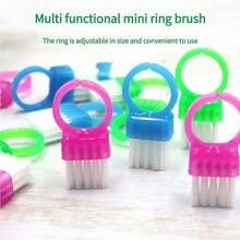 Cepillo de anillo mini práctico de dopamina, cepillo para el polvo de uñas, herramienta universal de cepillo pequeño - A - Ver 6