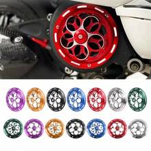 CNC Aluminum Rotating Fan Cover For Vespa Sprint Primavera 150 | Engine Radiator Shroud & Frame Hole Cap | Polished Heat-Resistant Cooler Heat Sink Accent Modification Accessories - A - View 11