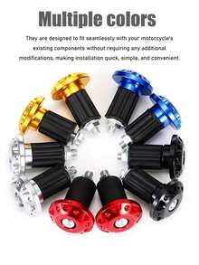 2pcs Of Aluminum Alloy Motorcycle Handlebar Plug End Caps, 16-18 Mm Handlebar Plug- Handlebar Plug Faucet Handlebar Plug Fittings For Enhancing Riding Experience. - Multicolor - View 11