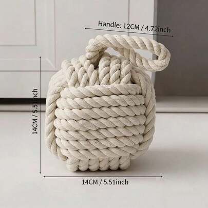 Square Shaped Draft Stopper, Creative Decor For Restaurant, Bar, Home Use Ball Door Stopper