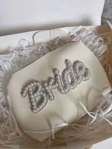 1Pc Queen,Bride,Mrs Pearl Patches On Clothes Rhinestone Applique Patch For Jackets Crystal Crown Badge Sewing Crafts,Suitable For Suitable For Women,Wedding,Bride To Be,Hen Party, Birthday Gifts, Mother's Day Decorations, Mother's Day Gifts, Graduation Parties, Baby Showers, And Cake Decorations - Letter Stickers - View 6