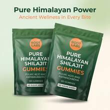 Miriyalyad Root Labs Alpha 10-In-1 Shilajit Gummies 4000 Mg |   New Year New Me Edition |   Start 2026 Strong |   Energy, Stamina & Focus |   Zero Sugar |   KSM-66 Ashwagandha, Tongkat Ali, Maca |   Vegan |   60 Count |   Transform Your Health Goals - 2PCS - 查看 3