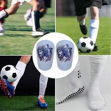 Lightweight Football Shin Guards, Comfortable Professional Football Shin Guards | Excellent Shock Absorption, Easy Care, Easy To Wear, Training And Match Football Equipment - Purple - View 5