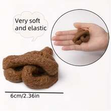 5pcs Realistic Dog Poop Prank Prop, Durable Brown PVC Material, Soft Texture, Suitable For Gardening Decor, Photo Props, Adult Parties, Pranks And Novelty Gifts - Prank - View 7