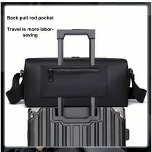 Men's Minimalist Horizontal Crossbody | Sleek Daily Commute Bag - Multicolor - View 10