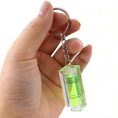 Dụng cụ thước thủy mini dạng móc khóa, thước thủy bỏ túi cầm tay tiện dụng cho các dự án DIY, xây dựng, treo tranh.