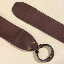 1pc Women's Bohemian Style Waist Belt, Suitable For Pairing With Dresses - Brown - View 4