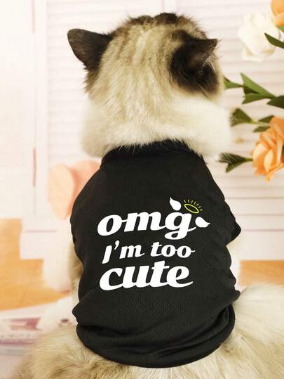 Áo khoác cho thú cưng (1 chiếc), áo không tay nhẹ, thoáng khí dành cho mèo nhỏ, gấu bông, chó poodle, chó con, trang phục mùa hè cho thú cưng.