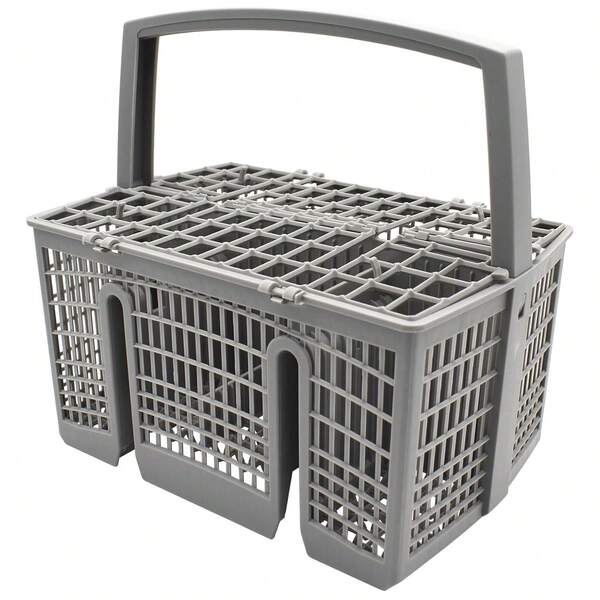 4号洗碗机餐具篮，通用洗碗机篮，多功能餐具收纳篮，适用于Gaggenau、Neff等品牌洗碗机，产品尺寸：8.26英寸 x 5.90英寸 x 4.72英寸