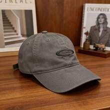 Mũ lưỡi trai phong cách retro Mỹ - Thiết kế với băng đô lớn giúp khuôn mặt trông nhỏ hơn. Có khả năng chống tia UV và thêu họa tiết che nắng. Một chiếc mũ lưỡi trai đa năng và thời trang với thiết kế sành điệu. Thích hợp cho mùa hè, đi biển. - A - Xem 5