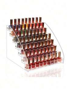 1 chiếc giá đựng mỹ phẩm để bàn, dùng đựng phấn mắt, phấn phủ, son môi, nước hoa, sơn móng tay nhiều lớp trong suốt. - Trong sáng - Xem 7