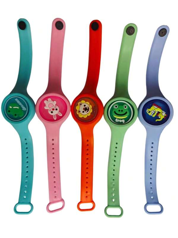 1/5pcs/10pcs Random Style Silicone Animal Themed Birthday Party Decorative Wristbands