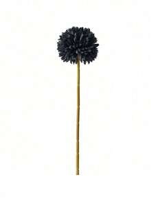 8/16pcs Artificial Chrysanthemum Ball Flowers Dandelion Hydrangea Arrangement Bouquet Present For Friends Bridal Wedding Bouquet Decor For Home Office Coffee House Party Wedding Decoration - Black - View 9