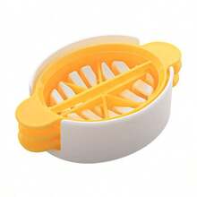 Cortador manual de huevos 3 en 1 - Cortador multifuncional de plástico para huevos duros, incluye rallador y separador, fácil de usar, color aleatorio - Accesorio de cocina perfecto para una preparación eficiente de huevos, asistente de preparación de alimentos | Utensilios de cocina amigables | Material fácil de limpiar, cortador de huevos duros - Multicolor - Ver 8