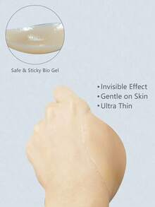 Thickened Breast Petals For Wedding Dress Photoshoot, Invisible Bra With Push Up And Anti-Sag Function, Thin Straps Silicone Breast Stickers - Quả mơ - Xem 5