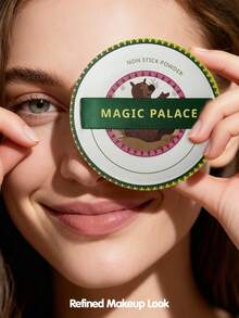 Magic Palace 2/4/8 Pack Reusable Powder Puff - Soft Plush Loose Powder Sponge, Wet & Dry Dual-Use Makeup Sponge For Face & Body, Cosmetic Setting Tool - Multicolor - View 3