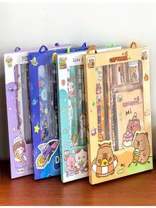 Bộ quà tặng văn phòng phẩm - Hộp quà văn phòng phẩm bất ngờ, thích hợp cho học sinh tiểu học, phần thưởng cho học sinh mẫu giáo, phần thưởng cho cả lớp và quà tặng nhỏ cho trẻ em. - Nhiều màu - Xem 3