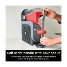 Ninja SLUSHi Frozen Drink Maker, 96-Oz. W/ Insulated Bubble Cups - Refurbished - Light Grey - View 4