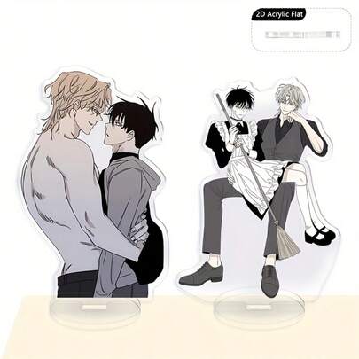 1个卡通人物亚克力立式展示牌，桌面装饰，卧室摆件，收藏品，生日礼物（送给朋友）