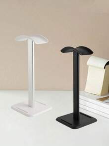 1个多功能桌面耳机支架，可拆卸便携式展示架 - 黑色 - 查看 2