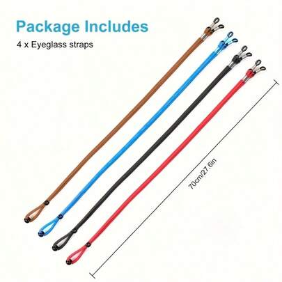 1 dây đeo kính đa năng, thích hợp sử dụng hàng ngày và khi đi du lịch, thoải mái.