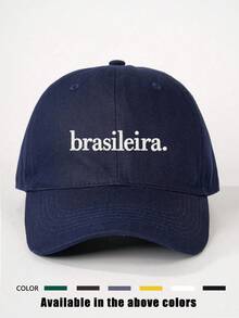 Mũ lưỡi trai nữ thêu họa tiết Brasileira, có thể điều chỉnh, kiểu dáng casual, thích hợp cho mùa xuân, mùa thu, du lịch, bãi biển, kỳ nghỉ. Mũ chống nắng phong cách Y2K, mùa hè, ngày lễ, lễ hội. - nghề thêu - Xem 3